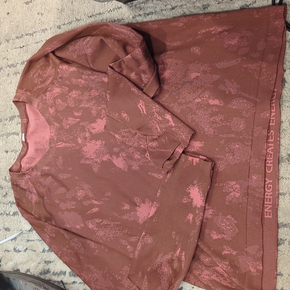 Lululemon Swiftly Tech Long Sleeve Shirt 2.0 *Race Length Shadow Bloom Roasted - Picture 5 of 8